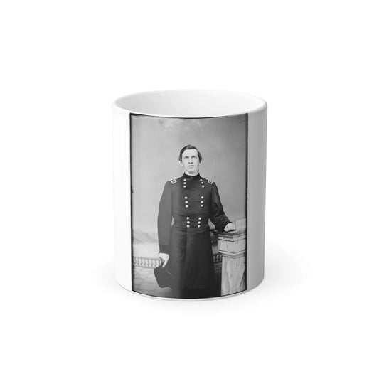 Portrait of Maj. Gen. Edward R. S. Canby, Officer of the Federal Army (U.S. Civil War) Color Changing Coffee Mug 11oz-11oz-Go Mug Yourself