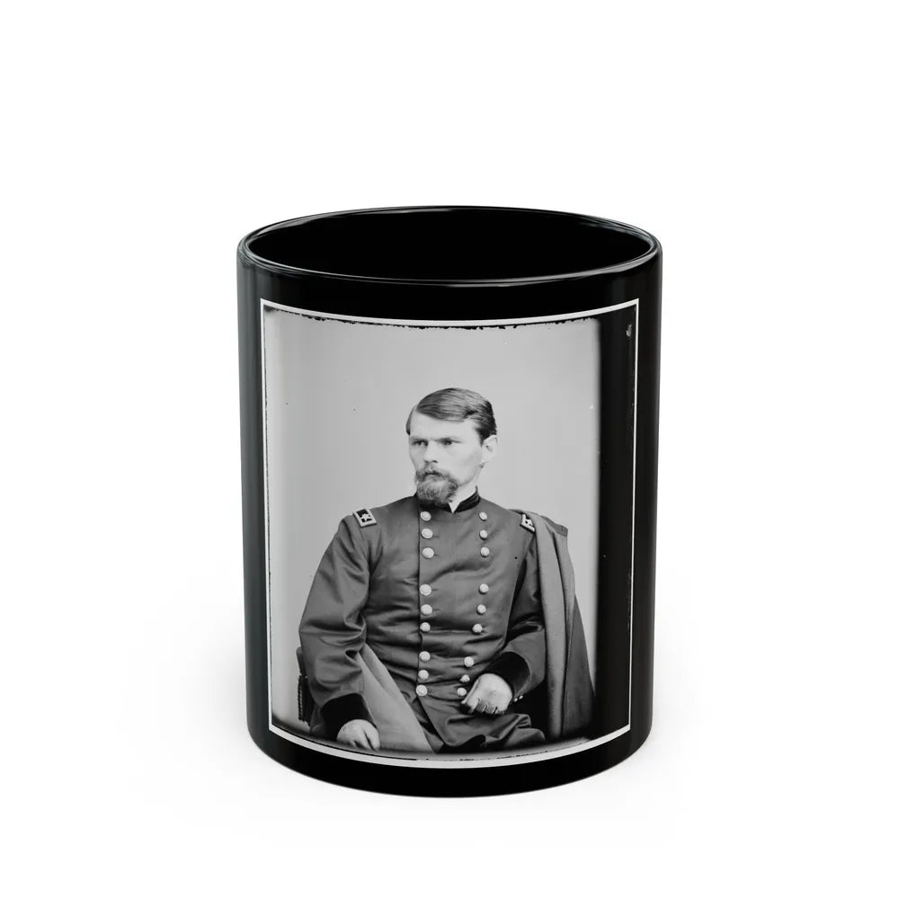 Portrait Of Maj. Gen. Emory Upton, Officer Of The Federal Army (U.S. Civil War) Black Coffee Mug-11oz-Go Mug Yourself