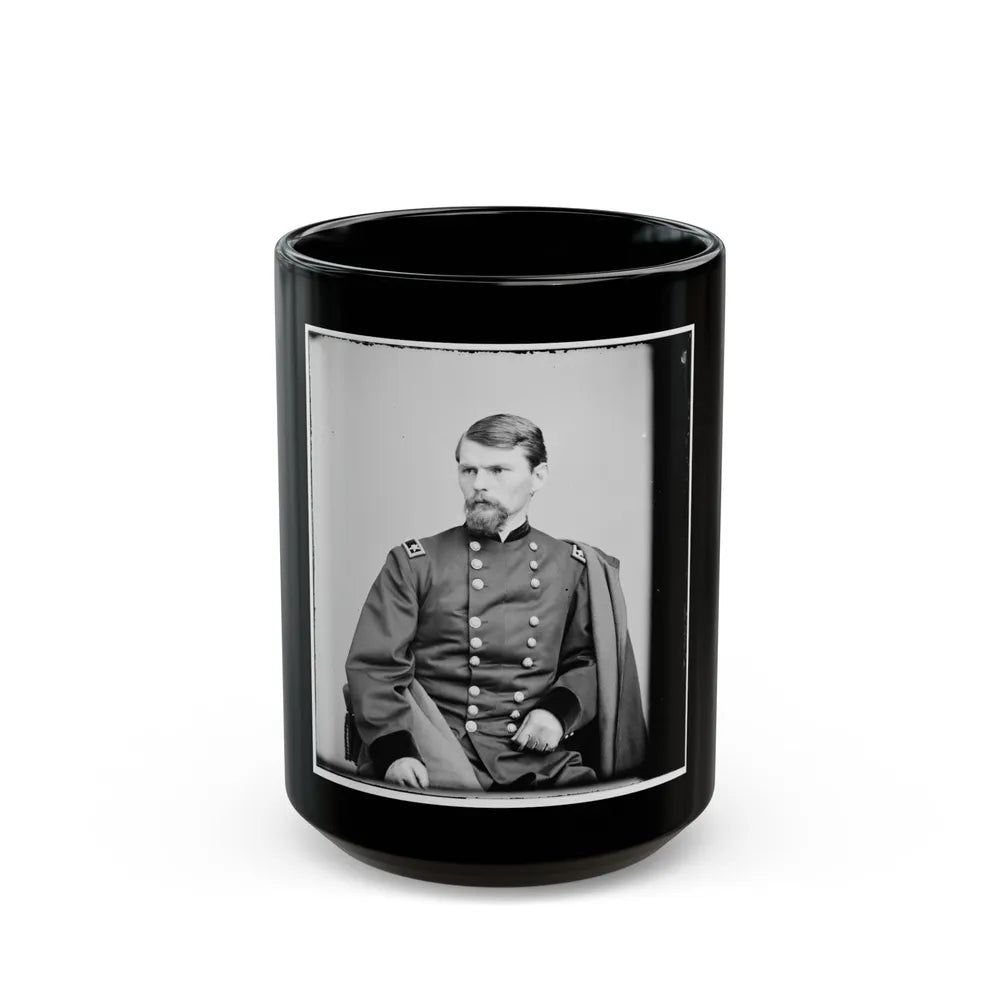 Portrait Of Maj. Gen. Emory Upton, Officer Of The Federal Army (U.S. Civil War) Black Coffee Mug-15oz-Go Mug Yourself