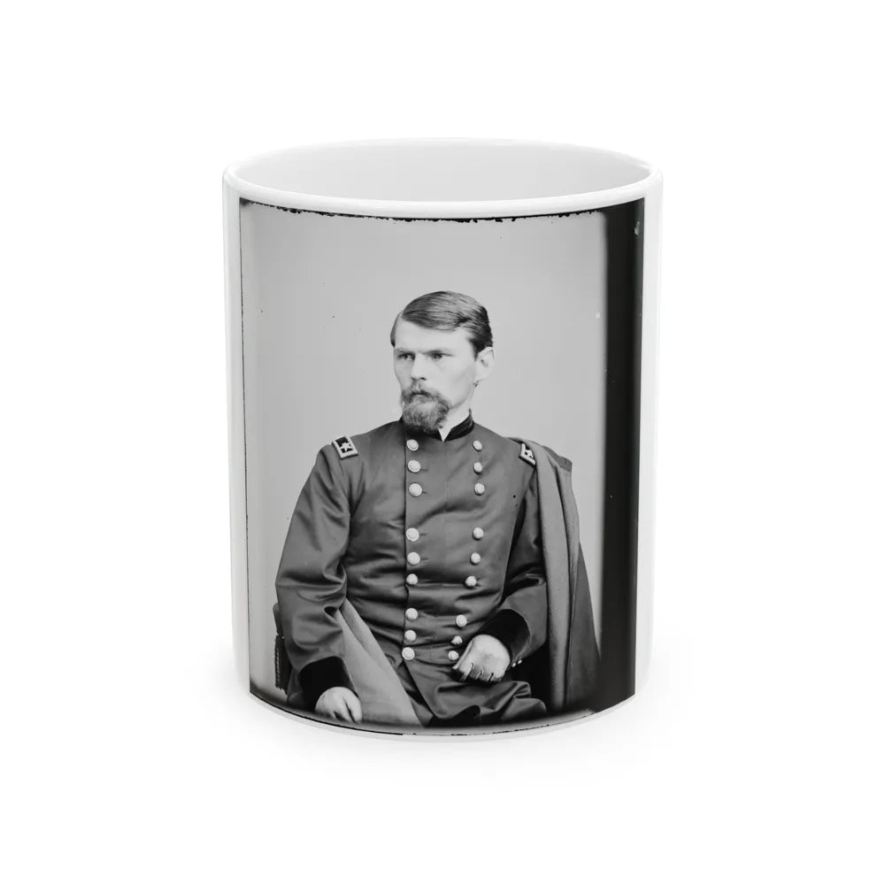 Portrait Of Maj. Gen. Emory Upton, Officer Of The Federal Army (U.S. Civil War) White Coffee Mug-11oz-Go Mug Yourself