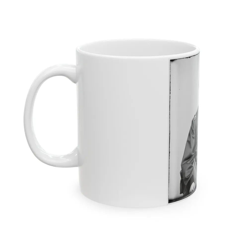 Portrait Of Maj. Gen. Emory Upton, Officer Of The Federal Army (U.S. Civil War) White Coffee Mug-Go Mug Yourself