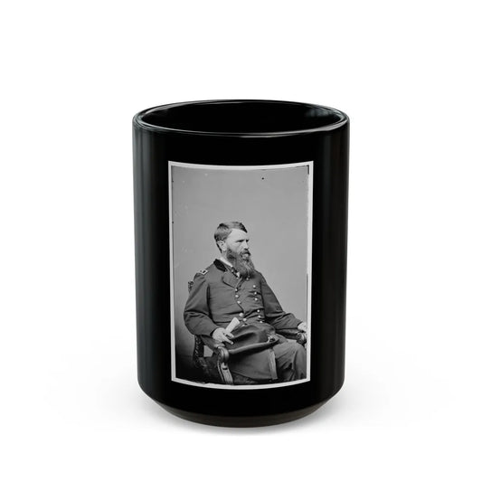 Portrait Of Maj. Gen. Frank P. Blair, Officer Of The Federal Army (U.S. Civil War) Black Coffee Mug-15oz-Go Mug Yourself