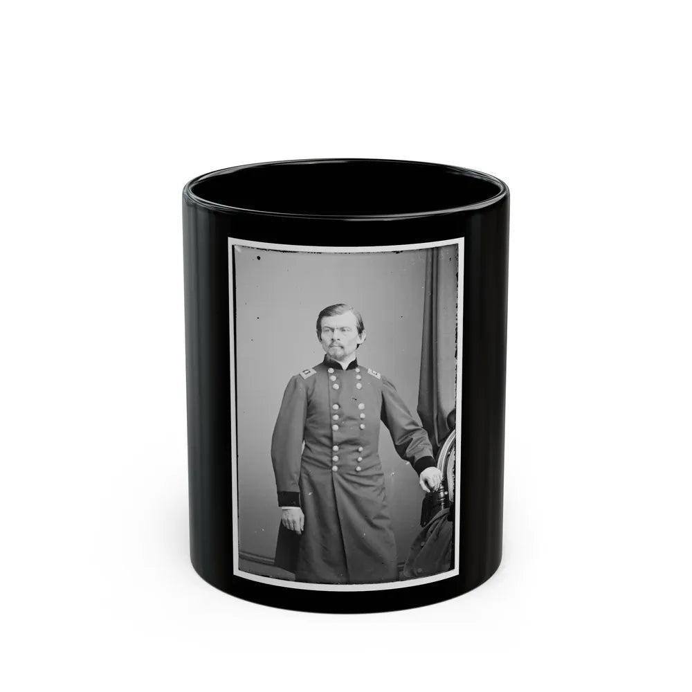 Portrait Of Maj. Gen. Franz Sigel, Officer Of The Federal Army (U.S. Civil War) Black Coffee Mug-11oz-Go Mug Yourself