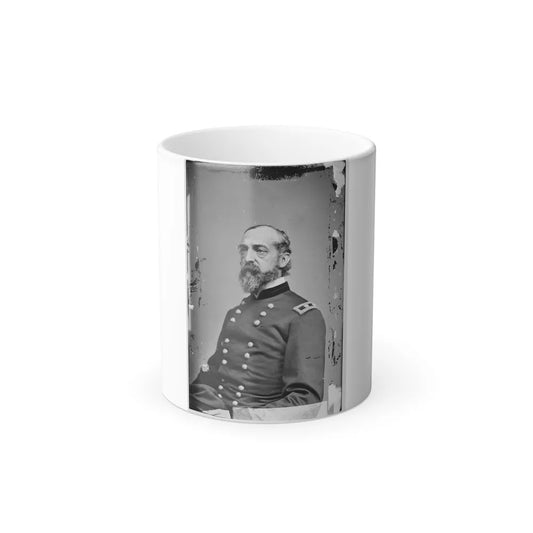 Portrait of Maj. Gen. George G. Meade, Officer of the Federal Army (U.S. Civil War) Color Changing Coffee Mug 11oz-11oz-Go Mug Yourself