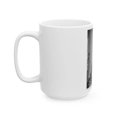 Portrait Of Maj. Gen. George G. Meade, Officer Of The Federal Army (U.S. Civil War) White Coffee Mug-Go Mug Yourself