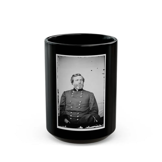 Portrait Of Maj. Gen. George H. Thomas, Officer Of The Federal Army (U.S. Civil War) Black Coffee Mug-15oz-Go Mug Yourself