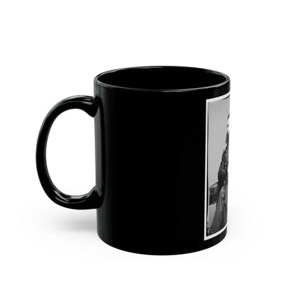 Portrait Of Maj. Gen. George Sykes, Officer Of The Federal Army (U.S. Civil War) Black Coffee Mug-Go Mug Yourself