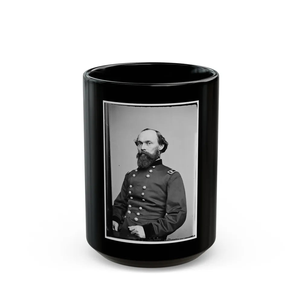 Portrait Of Maj. Gen. Gordon Granger, Officer Of The Federal Army (U.S. Civil War) Black Coffee Mug-15oz-Go Mug Yourself