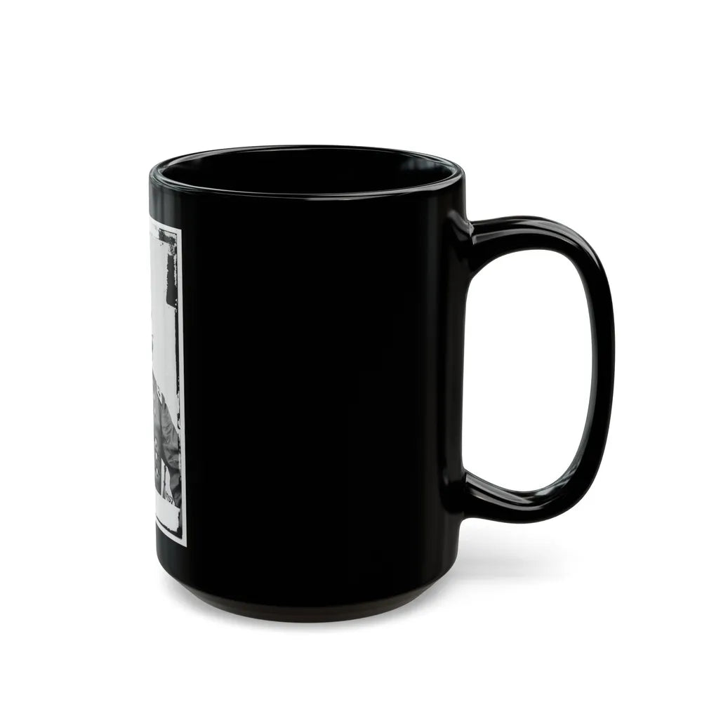 Portrait Of Maj. Gen. Gouverneur K. Warren, Officer Of The Federal Army (U.S. Civil War) Black Coffee Mug-Go Mug Yourself