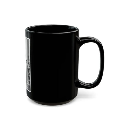 Portrait Of Maj. Gen. Grenville M. Dodge, Officer Of The Federal Army (U.S. Civil War) Black Coffee Mug-Go Mug Yourself