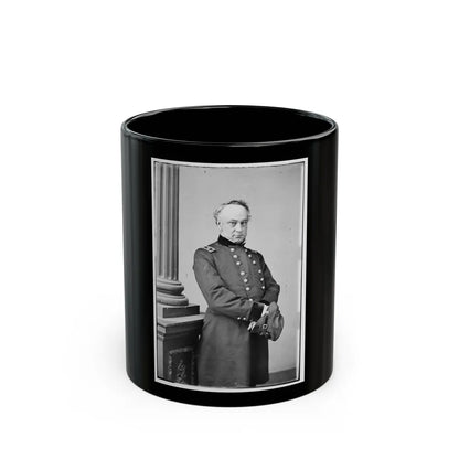 Portrait Of Maj. Gen. Henry W. Halleck, Officer Of The Federal Army (U.S. Civil War) Black Coffee Mug-11oz-Go Mug Yourself