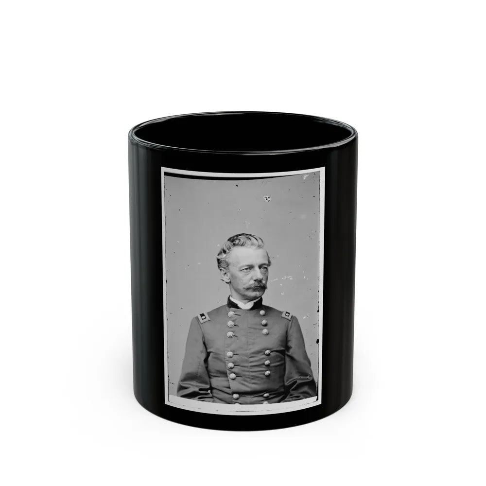 Portrait Of Maj. Gen. Henry W. Slocum, Officer Of The Federal Army (U.S. Civil War) Black Coffee Mug-11oz-Go Mug Yourself