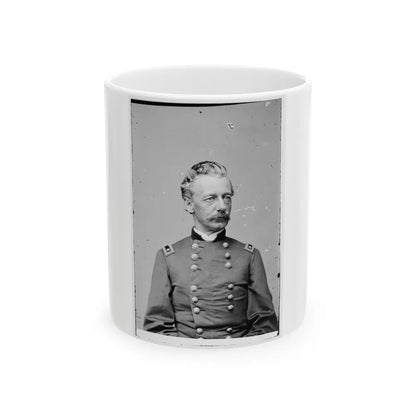 Portrait Of Maj. Gen. Henry W. Slocum, Officer Of The Federal Army (U.S. Civil War) White Coffee Mug-11oz-Go Mug Yourself