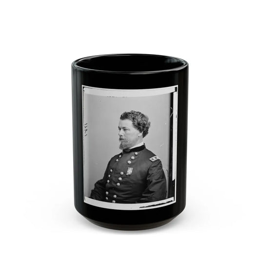 Portrait Of Maj. Gen. Horatio G. Wright, Officer Of The Federal Army (U.S. Civil War) Black Coffee Mug-15oz-Go Mug Yourself