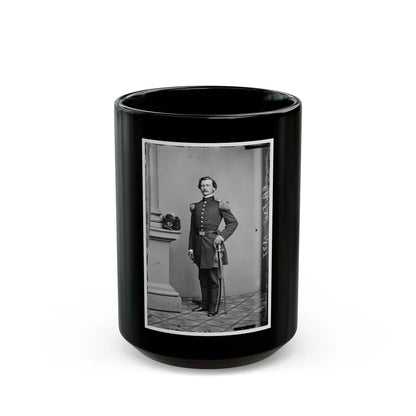 Portrait Of Maj. Gen. James B. Fry, Officer Of The Federal Army (Brig. Gen. From April 21, 1864) (U.S. Civil War) Black Coffee Mug-15oz-Go Mug Yourself