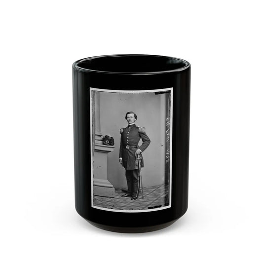 Portrait Of Maj. Gen. James B. Fry, Officer Of The Federal Army (Brig. Gen. From April 21, 1864) (U.S. Civil War) Black Coffee Mug-15oz-Go Mug Yourself