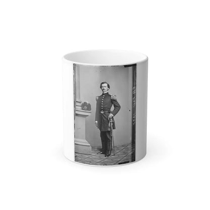 Portrait of Maj. Gen. James B. Fry, Officer of the Federal Army (Brig. Gen. From April 21, 1864) (U.S. Civil War) Color Changing Coffee Mug 11oz-11oz-Go Mug Yourself