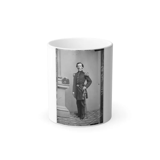 Portrait of Maj. Gen. James B. Fry, Officer of the Federal Army (Brig. Gen. From April 21, 1864) (U.S. Civil War) Color Changing Coffee Mug 11oz-11oz-Go Mug Yourself