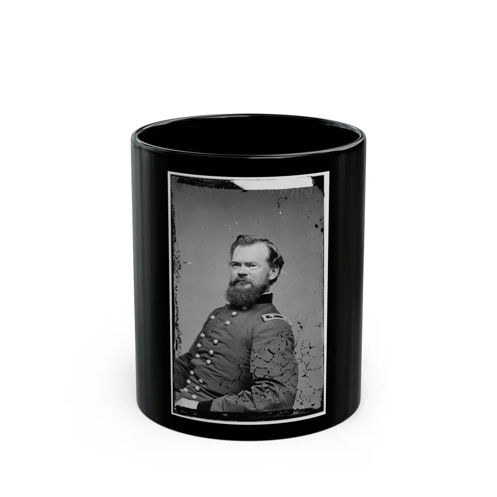 Portrait Of Maj. Gen. James B. Mcpherson, Officer Of The Federal Army (U.S. Civil War) Black Coffee Mug-11oz-Go Mug Yourself