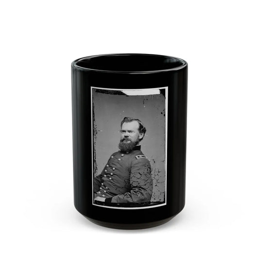 Portrait Of Maj. Gen. James B. Mcpherson, Officer Of The Federal Army (U.S. Civil War) Black Coffee Mug-15oz-Go Mug Yourself