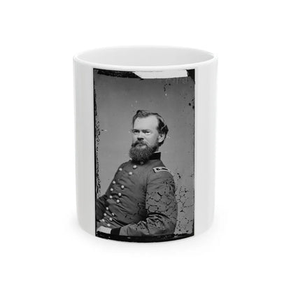 Portrait Of Maj. Gen. James B. Mcpherson, Officer Of The Federal Army (U.S. Civil War) White Coffee Mug-11oz-Go Mug Yourself