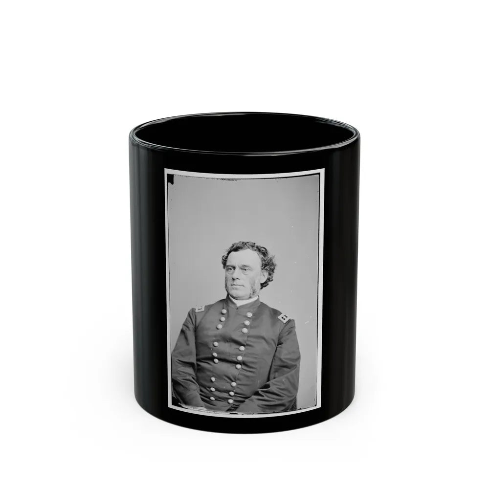 Portrait Of Maj. Gen. James B. Steedman, Officer Of The Federal Army (U.S. Civil War) Black Coffee Mug-11oz-Go Mug Yourself