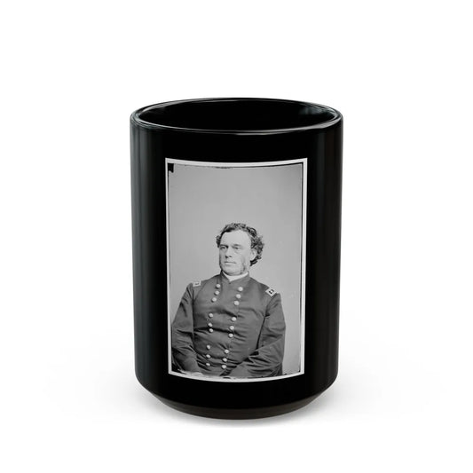 Portrait Of Maj. Gen. James B. Steedman, Officer Of The Federal Army (U.S. Civil War) Black Coffee Mug-15oz-Go Mug Yourself