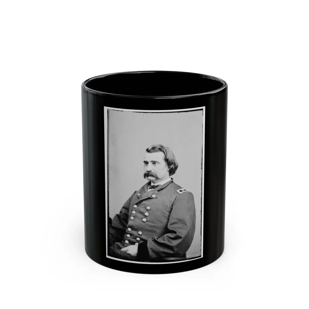 Portrait Of Maj. Gen. John A. Logan, Officer Of The Federal Army (U.S. Civil War) Black Coffee Mug-11oz-Go Mug Yourself