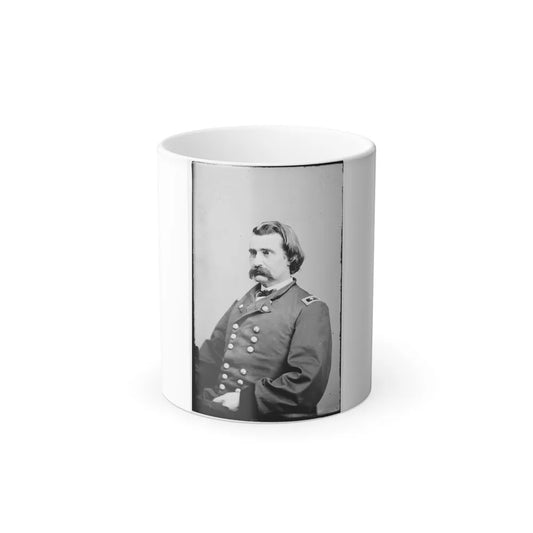 Portrait of Maj. Gen. John A. Logan, Officer of the Federal Army (U.S. Civil War) Color Changing Coffee Mug 11oz-11oz-Go Mug Yourself