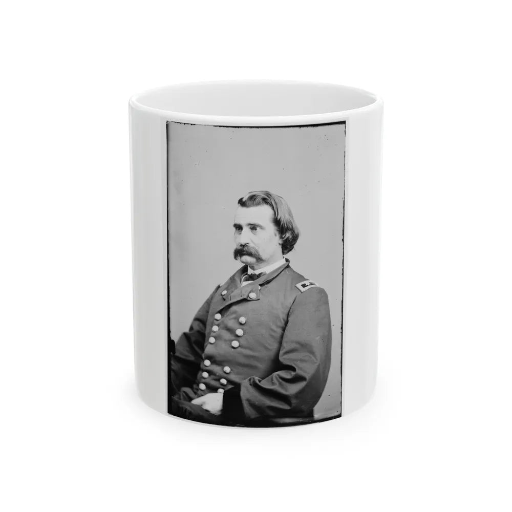 Portrait Of Maj. Gen. John A. Logan, Officer Of The Federal Army (U.S. Civil War) White Coffee Mug-11oz-Go Mug Yourself