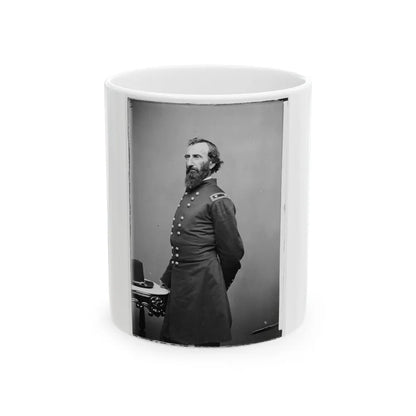 Portrait Of Maj. Gen. John A. Mcclernand, Officer Of The Federal Army (U.S. Civil War) White Coffee Mug-11oz-Go Mug Yourself