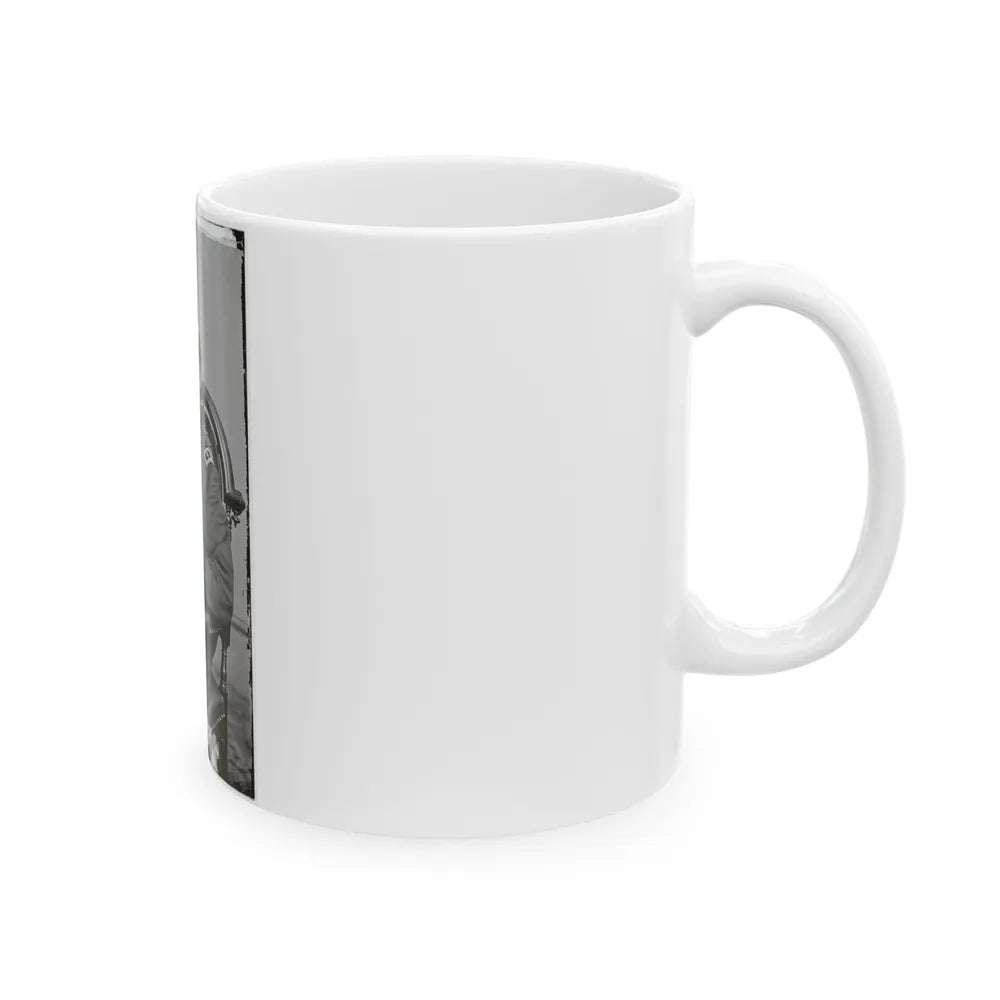 Portrait Of Maj. Gen. John M. Schofield, Officer Of The Federal Army (U.S. Civil War) White Coffee Mug-Go Mug Yourself