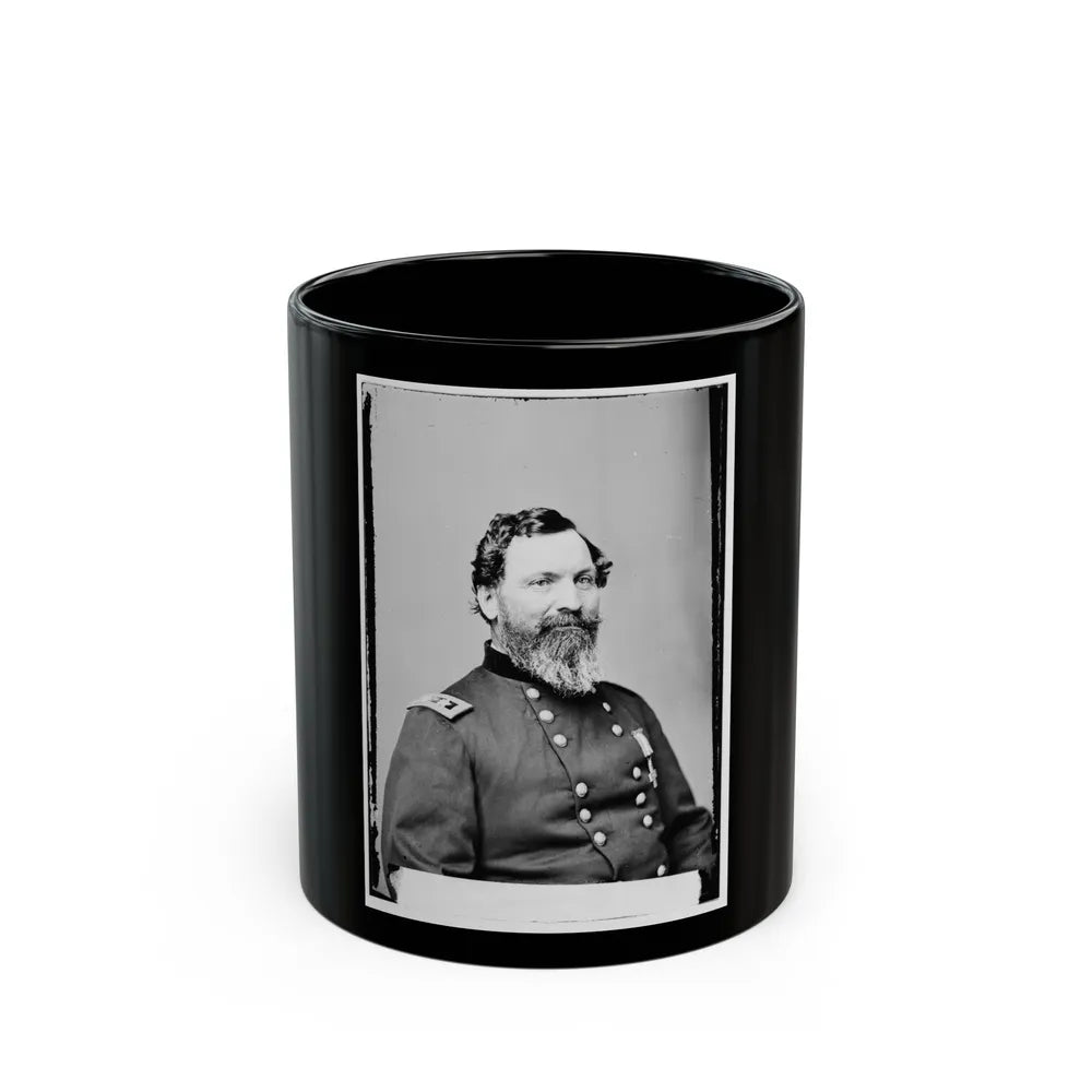 Portrait Of Maj. Gen. John Sedgwick, Officer Of The Federal Army (U.S. Civil War) Black Coffee Mug-11oz-Go Mug Yourself