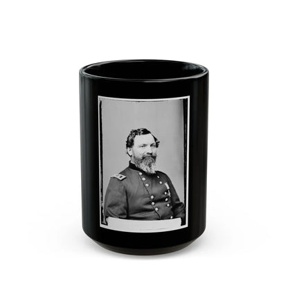 Portrait Of Maj. Gen. John Sedgwick, Officer Of The Federal Army (U.S. Civil War) Black Coffee Mug-15oz-Go Mug Yourself