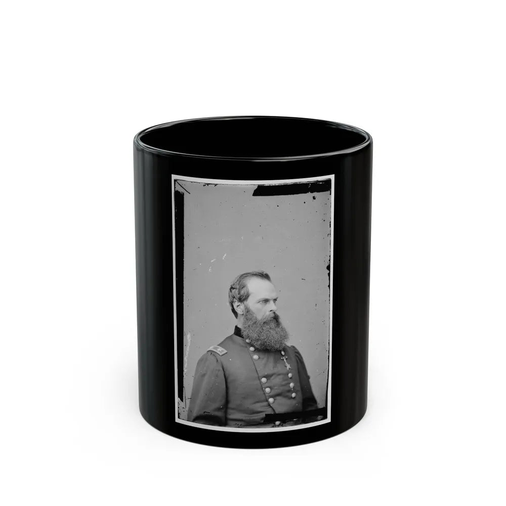 Portrait Of Maj. Gen. John W. Geary, Officer Of The Federal Army (U.S. Civil War) Black Coffee Mug-11oz-Go Mug Yourself