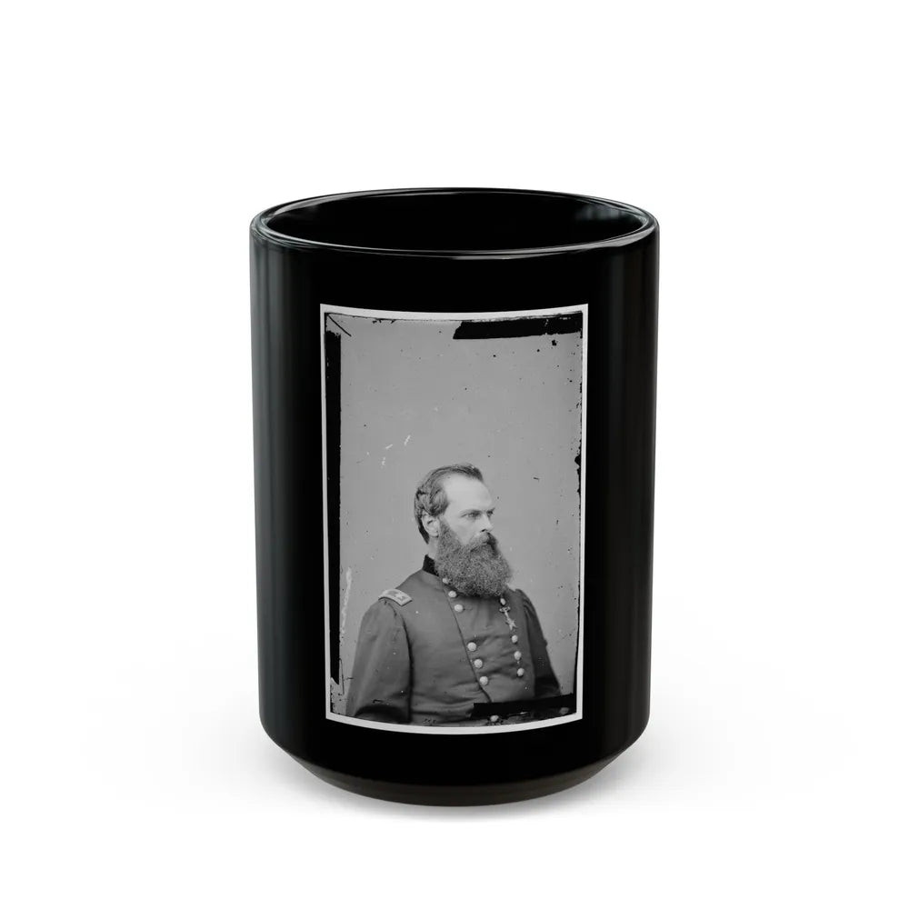 Portrait Of Maj. Gen. John W. Geary, Officer Of The Federal Army (U.S. Civil War) Black Coffee Mug-15oz-Go Mug Yourself