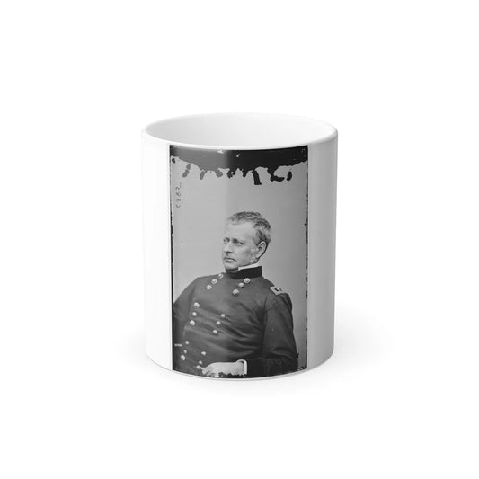 Portrait of Maj. Gen. Joseph Hooker, Officer of the Federal Army (U.S. Civil War) Color Changing Coffee Mug 11oz-11oz-Go Mug Yourself