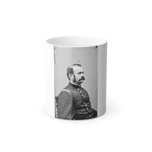 Portrait of Maj. Gen. Lovell H. Rousseau, Officer of the Federal Army (U.S. Civil War) Color Changing Coffee Mug 11oz-11oz-Go Mug Yourself