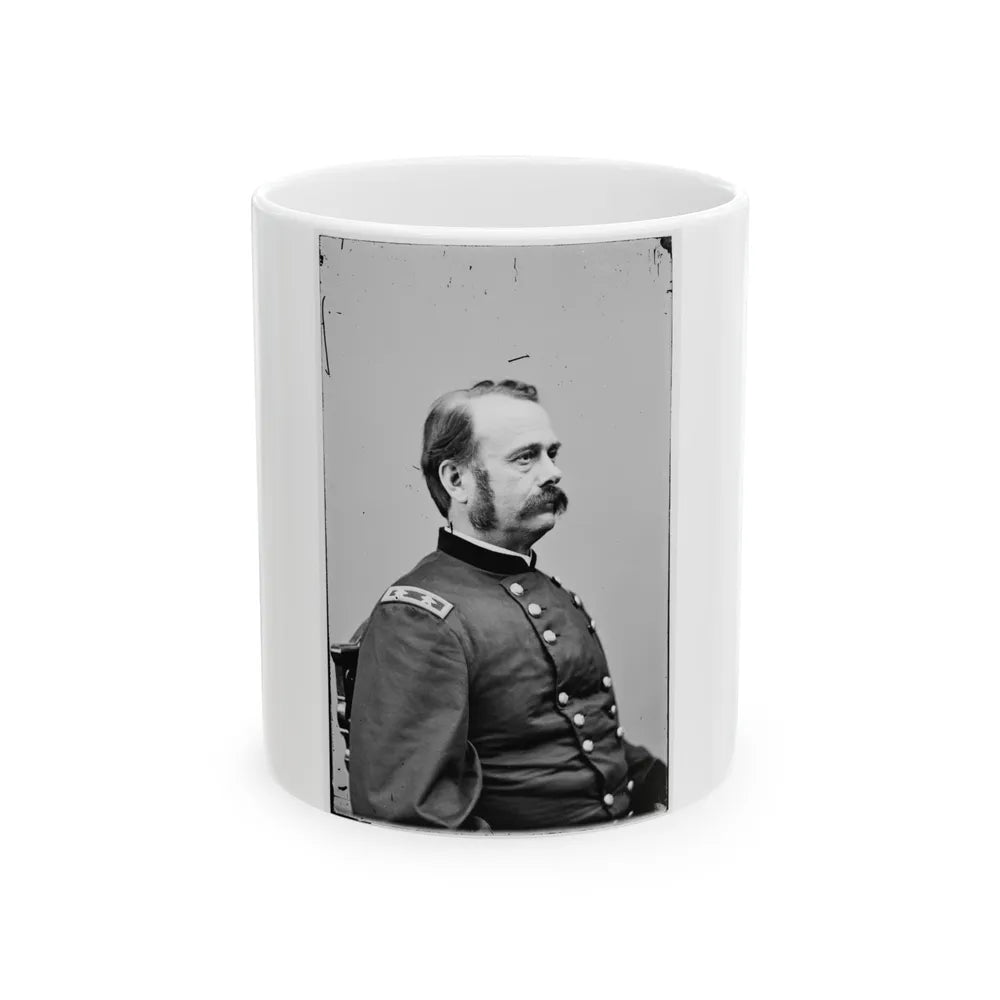 Portrait Of Maj. Gen. Lovell H. Rousseau, Officer Of The Federal Army (U.S. Civil War) White Coffee Mug-11oz-Go Mug Yourself