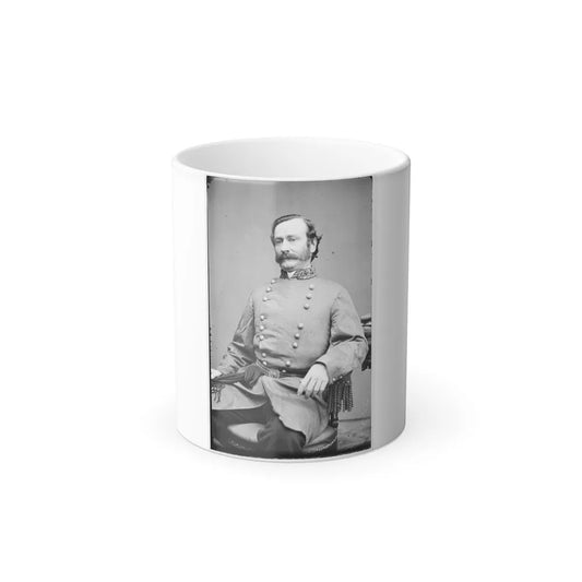 Portrait of Maj. Gen. Mansfield Lovell, Officer of the Confederate Army (U.S. Civil War) Color Changing Coffee Mug 11oz-11oz-Go Mug Yourself