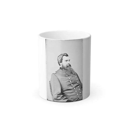 Portrait of Maj. Gen. N. Martin Curtis, Officer of the Federal Army (U.S. Civil War) Color Changing Coffee Mug 11oz-11oz-Go Mug Yourself