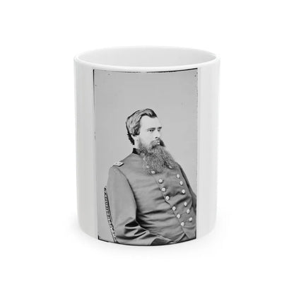 Portrait Of Maj. Gen. N. Martin Curtis, Officer Of The Federal Army (U.S. Civil War) White Coffee Mug-11oz-Go Mug Yourself