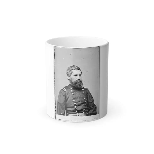 Portrait of Maj. Gen. Oliver O. Howard, Officer of the Federal Army (U.S. Civil War) Color Changing Coffee Mug 11oz-11oz-Go Mug Yourself