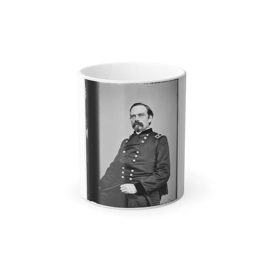 Portrait of Maj. Gen. Peter J. Osterhaus, Officer of the Federal Army (U.S. Civil War) Color Changing Coffee Mug 11oz-11oz-Go Mug Yourself