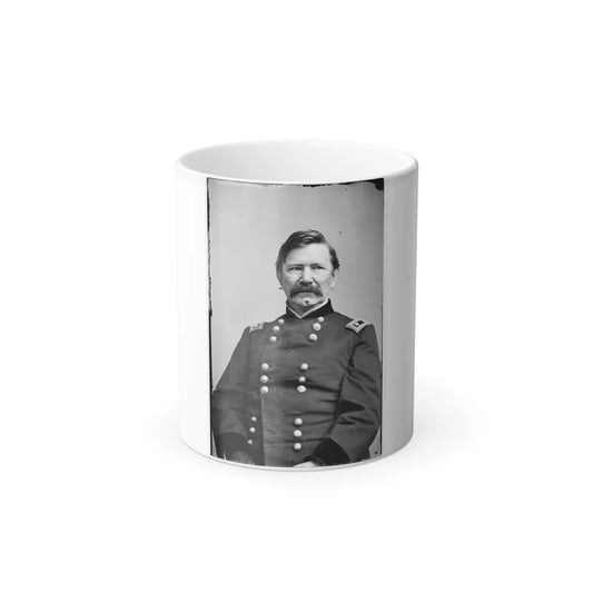 Portrait of Maj. Gen. Robert C. Schenck, Officer of the Federal Army (U.S. Civil War) Color Changing Coffee Mug 11oz-11oz-Go Mug Yourself