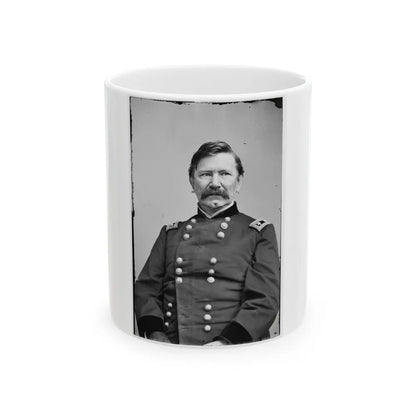 Portrait Of Maj. Gen. Robert C. Schenck, Officer Of The Federal Army (U.S. Civil War) White Coffee Mug-11oz-Go Mug Yourself