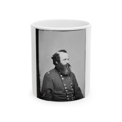 Portrait Of Maj. Gen. Romeyn B. Ayres, Officer Of The Federal Army (U.S. Civil War) White Coffee Mug-11oz-Go Mug Yourself