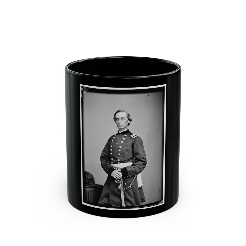 Portrait Of Maj. Gen. Schuyler Hamilton, Officer Of The Federal Army (U.S. Civil War) Black Coffee Mug-11oz-Go Mug Yourself