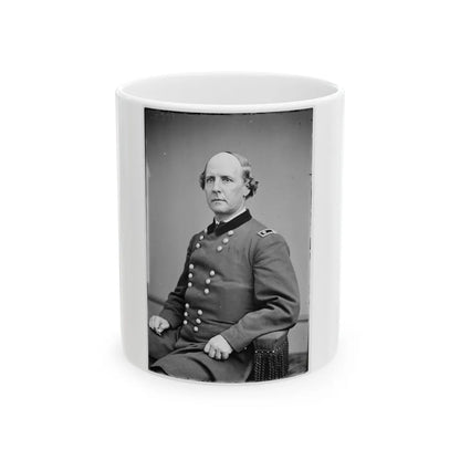 Portrait Of Maj. Gen. Stephen A. Hurlbut, Officer Of The Federal Army (U.S. Civil War) White Coffee Mug-11oz-Go Mug Yourself