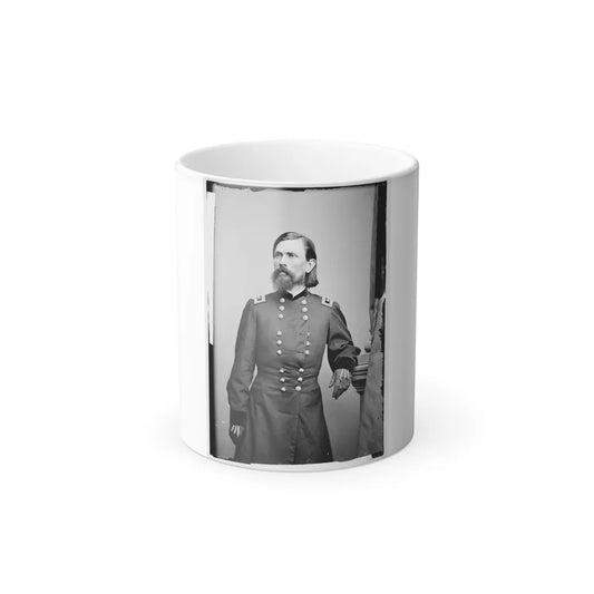 Portrait of Maj. Gen. Thomas L. Crittenden, Officer of the Federal Army (U.S. Civil War) Color Changing Coffee Mug 11oz-11oz-Go Mug Yourself